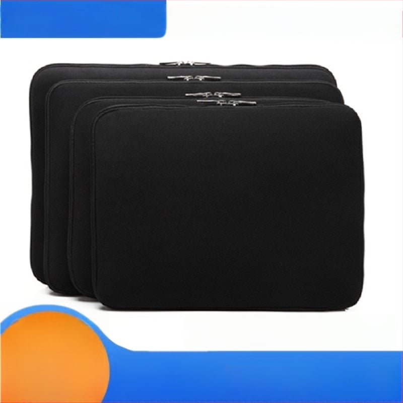 Husă neopren cu fermoar dublu pentru laptop Apple și tabletă Huawei, impermeabilă, ultraușoară, izolație, antibacteriană, rezistentă la uzură