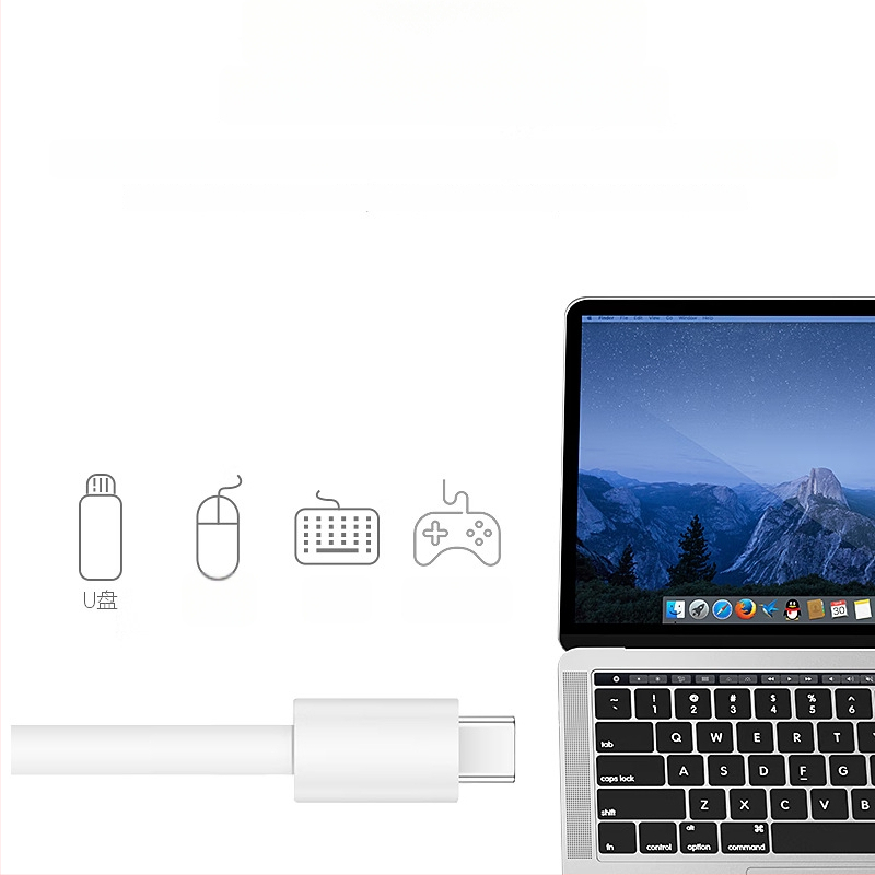 Type-C OTG USB 3.0 adapter Apple eszközökhöz – USB flash meghajtó, billentyűzet és játékkontroller támogatás