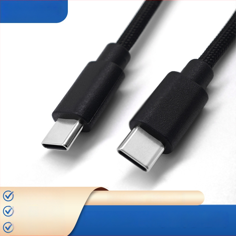 Prilagođeni USB-C podatkovni kabel za telefone i tablete, USB-C na USB-C, brzo punjenje, duljina 1 m