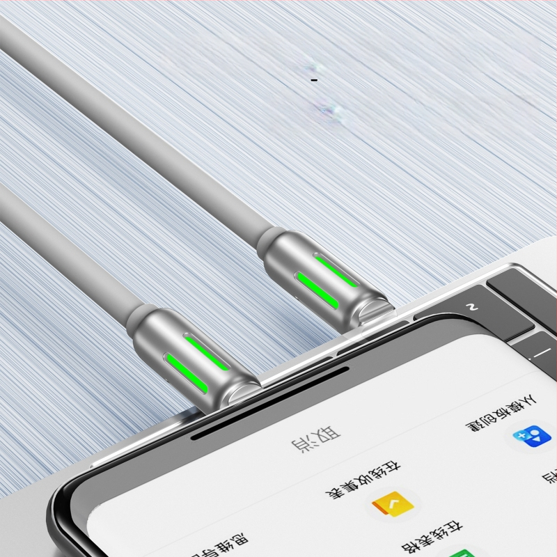 Selerwin USB-C adatkábel folyékony szilikonból, E-Maker chip, biztonságos gyors töltés