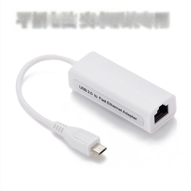 Android tabletához USB Ethernet adapter (micro USB) – 10/100 Mbps Fast Ethernet