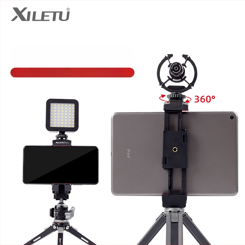 Xiletu XJ-17 tabletta- és telefontripod állvány – Élő közvetítéshez és online tanuláshoz – kompatibil iPad/iPhone/iPod touch-hoz – OEM gyártás – Országos garancia