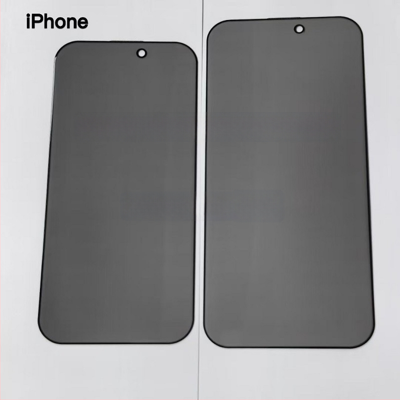 Zaštitno staklo od kaljenog stakla s cijelim ljepilom za iPhone 17 Pro Max i iPhone 16 Pro — mikro zakrivljenje, cijeli zaslon