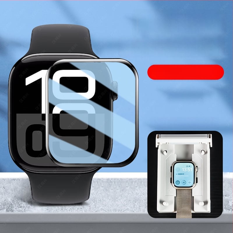 Apple Watch displeja aizsargs, PET materiāls, pret kritieniem, saderīgs ar Apple Watch, neitrāla zīmola