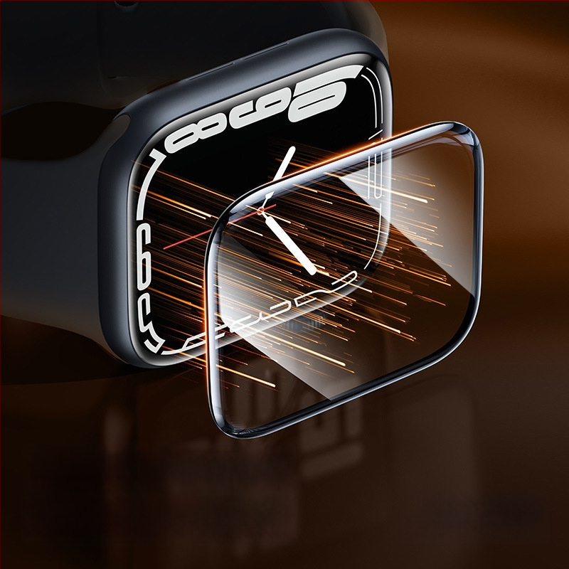 Apple Watch displeja aizsargs, PET materiāls, pret kritieniem, saderīgs ar Apple Watch, neitrāla zīmola