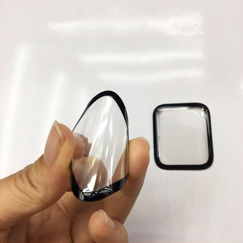 Apple Watch PMMA 3D pilnīgs displeja aizsargs — sprādzienizturīgs un skrāpējumu izturīgs (Zīmols: Sincerity)