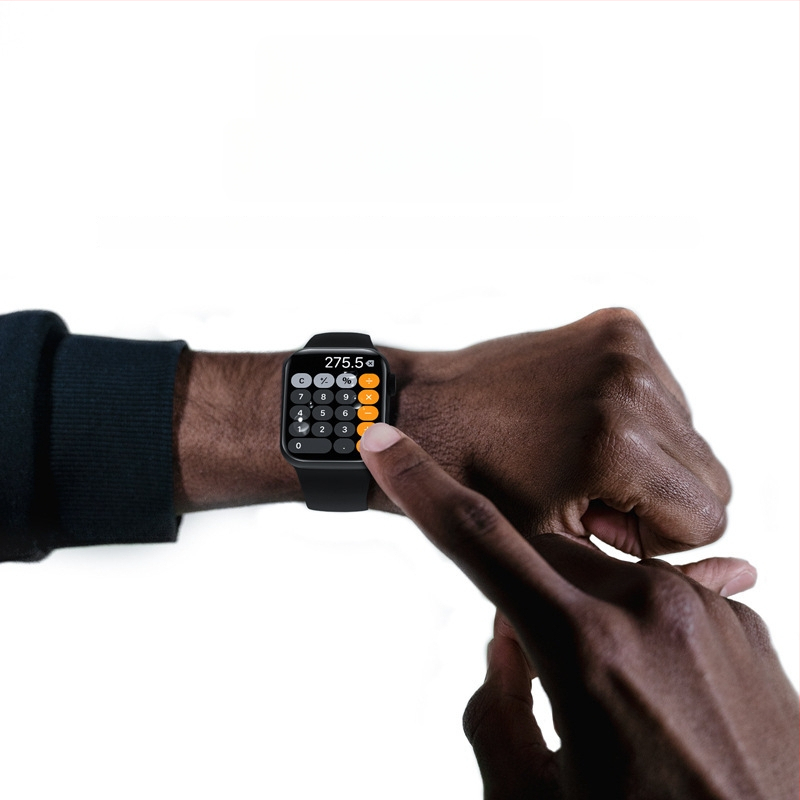 Apple Watch ekrāna aizsargfolija, saderīga ar Series 6 un Series 7, PET materiāls