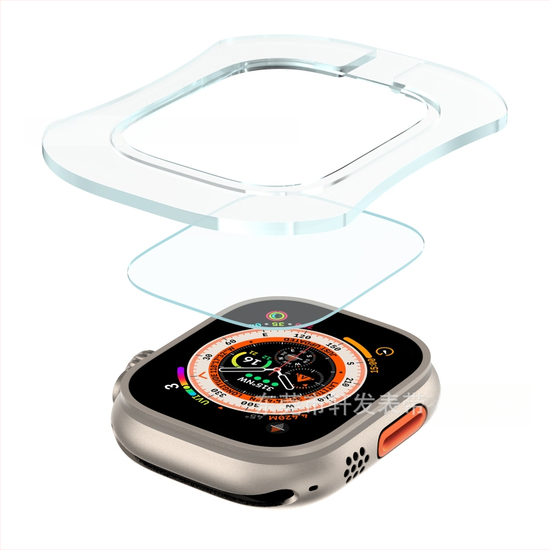 Apple Watch Ultra ekrāna aizsargs – kalēts stikls, saderīgs ar Apple Watch Ultra