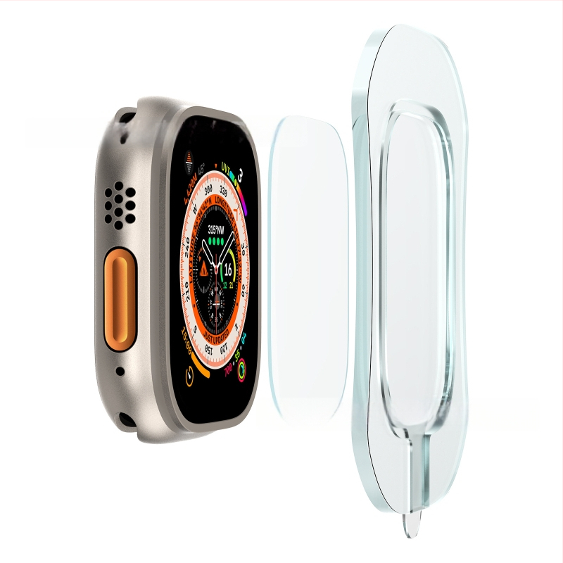 Apple Watch Ultra ekrāna aizsargs – kalēts stikls, saderīgs ar Apple Watch Ultra