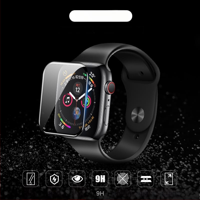 Nillkin Apple Watch 3D AW+ temperatētā stikla ekrāna aizsargs
