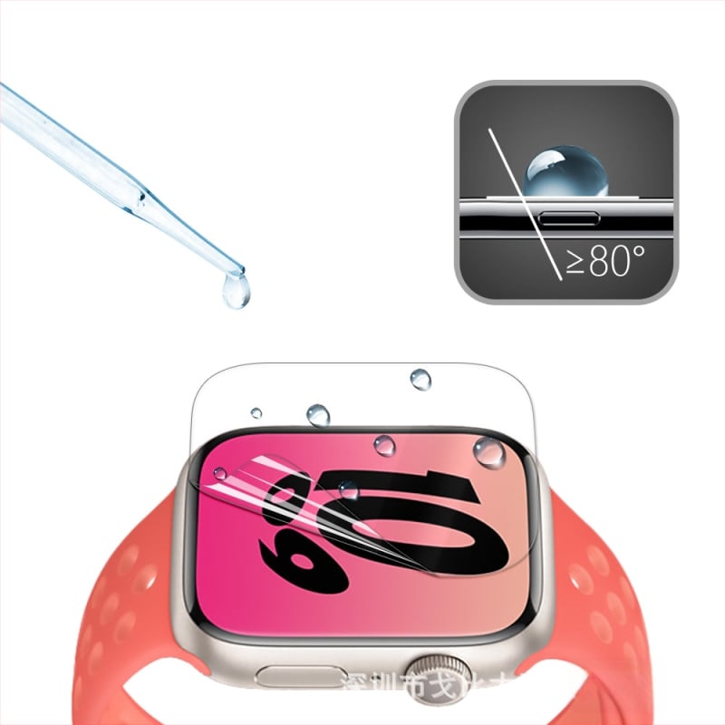 Protecție ecran TPU pentru Apple Watch Series 7, HD anti-zgârieturi