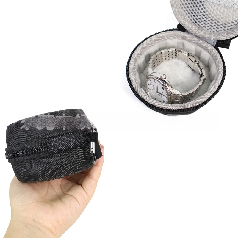 Univerzális EVA kemény óratartó tok, forró préseléssel készítve, ütés- és nyomásálló, 10 kg teherbírás, Huawei és Apple Watch adatkábel-tároláshoz