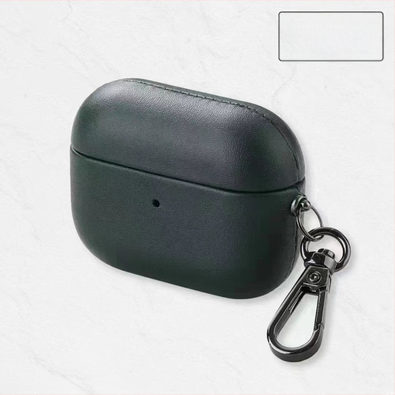 Aizsargkaste no mākslīgās ādas Apple AirPods Pro 2, rokdarbs, universālais dizains