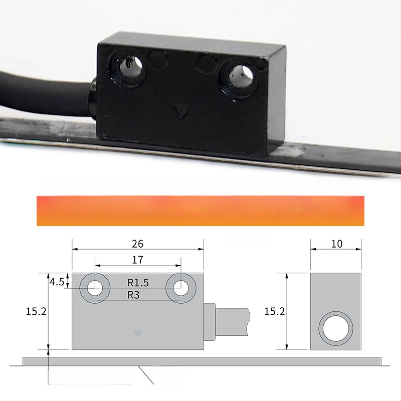 Интегриран магнитен електронен измервател за машина за рязане на алуминиеви врати и прозорци, модел M503/LP02/M503L, обхват 0–50000 мм, точност ±0,1 мм, съвместим с MS50