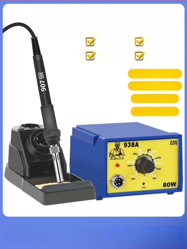 936 Lituotės stoties rinkinys, 60W temperatūros reguliavimas, be švino, anti-statinis litavimo įrankis mobiliųjų telefonų remontui
