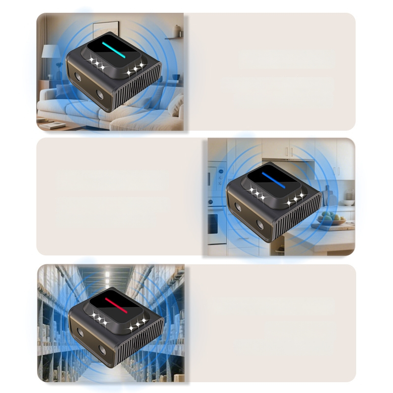 Ултразвуков репелент за гризачи и комари, модел B02, 220V, 20–65 kHz, 15W