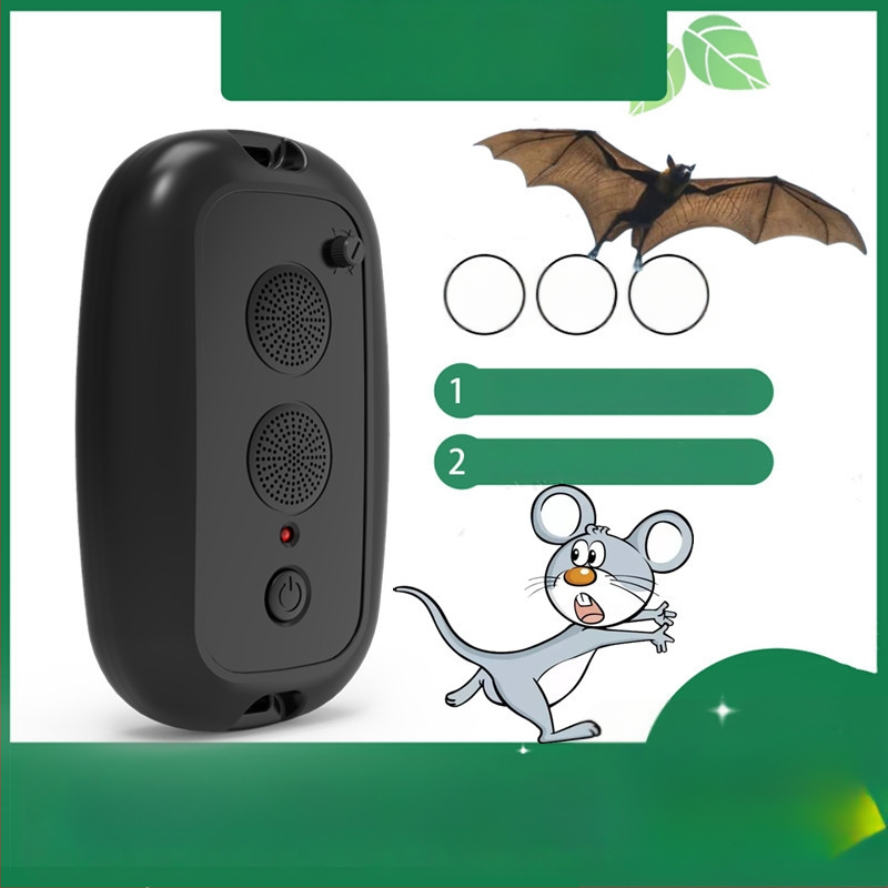 JL-213 Автомобилно монтиран регулируем репелент за мишки, 12V, 1–3W, ABS корпус