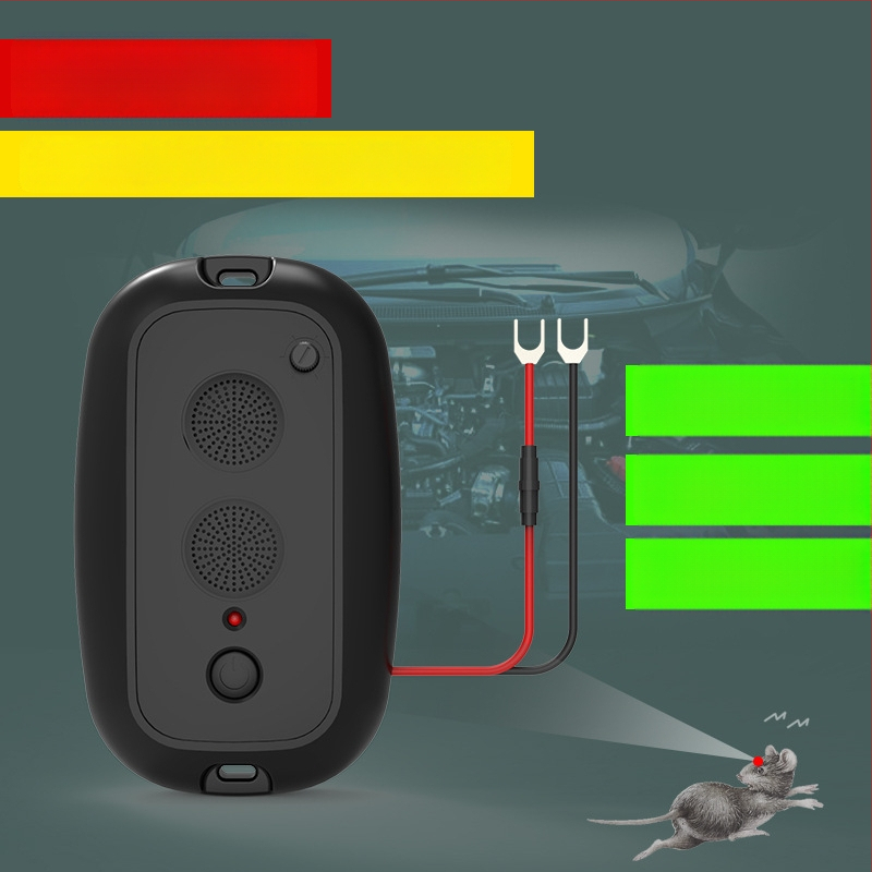 JL-213 Автомобилно монтиран регулируем репелент за мишки, 12V, 1–3W, ABS корпус