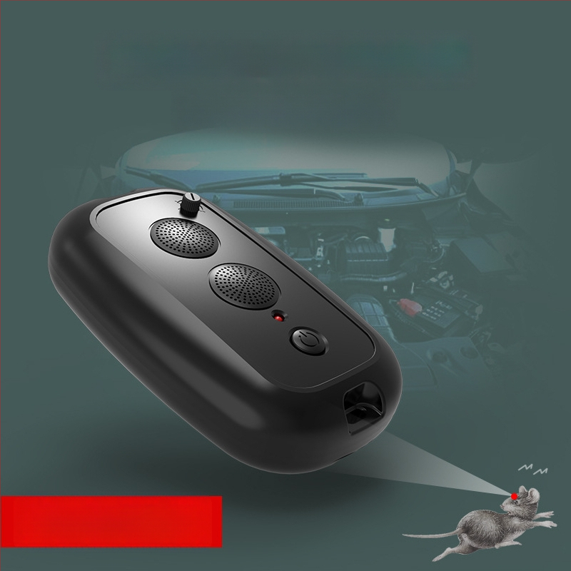 JL-213 Автомобилно монтиран регулируем репелент за мишки, 12V, 1–3W, ABS корпус