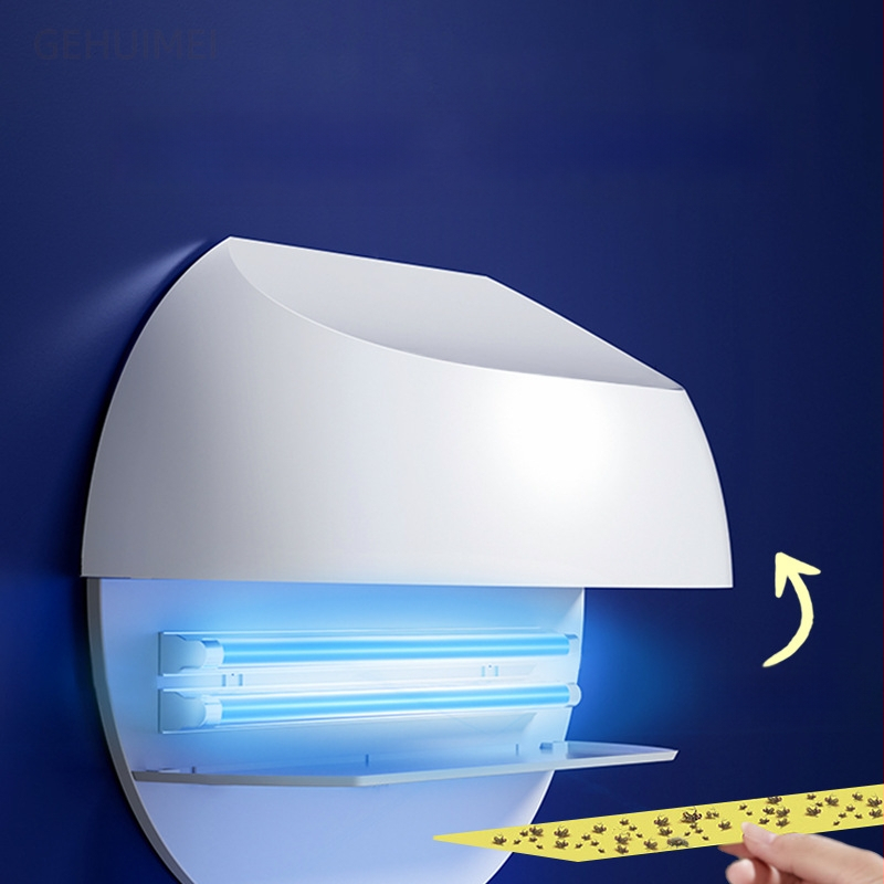 8W леплив инсект ловец за стена, опционално единична/двойна тръба, CE сертифициран, за хотели, ресторанти и супермаркети