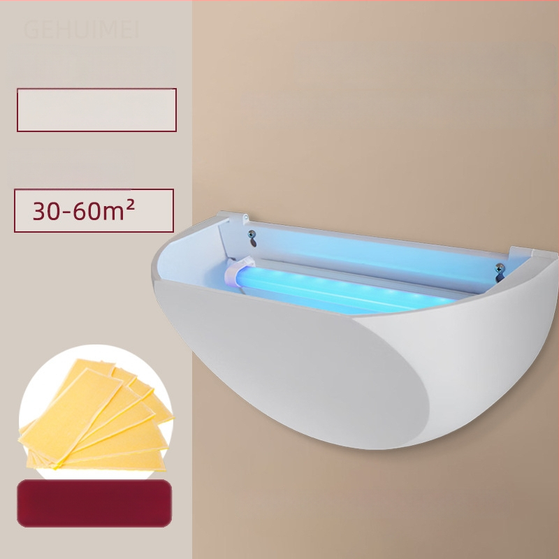 8W леплив инсект ловец за стена, опционално единична/двойна тръба, CE сертифициран, за хотели, ресторанти и супермаркети