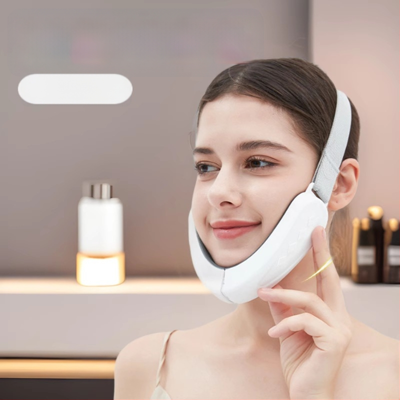 Näo EMS mikrovoolu massaaž seene toonimiseks, mask-tüüpi seade, plastikust korpus