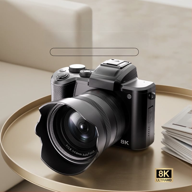 8K tükör nélküli kamera Wi‑Fi-vel, periszkópos zoom objektív, CMOS szenzor 48 MP