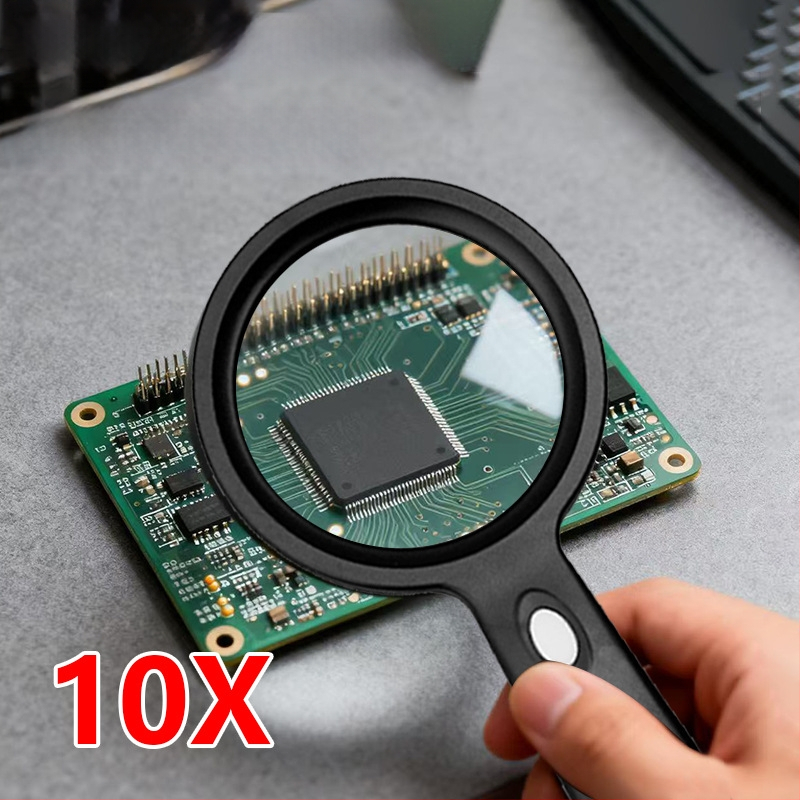 Chuda ръчна лупа за четене на възрастни, 10x HD леща
