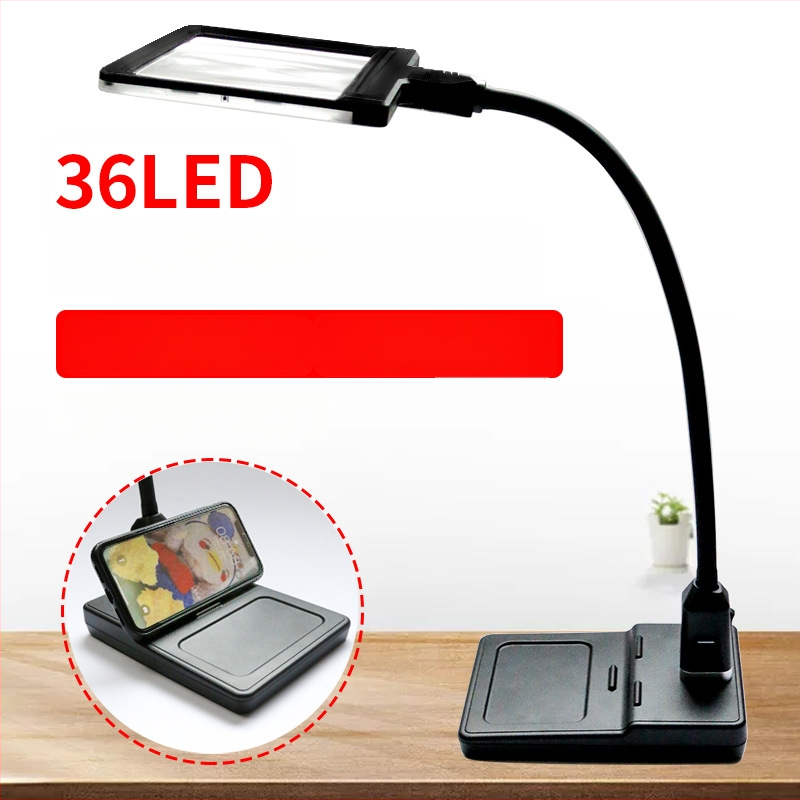 Държач за телефон с Френел леща и настолен увеличител, двуфункционален, отделяем ръчен увеличител, модел F8913T, марка Star