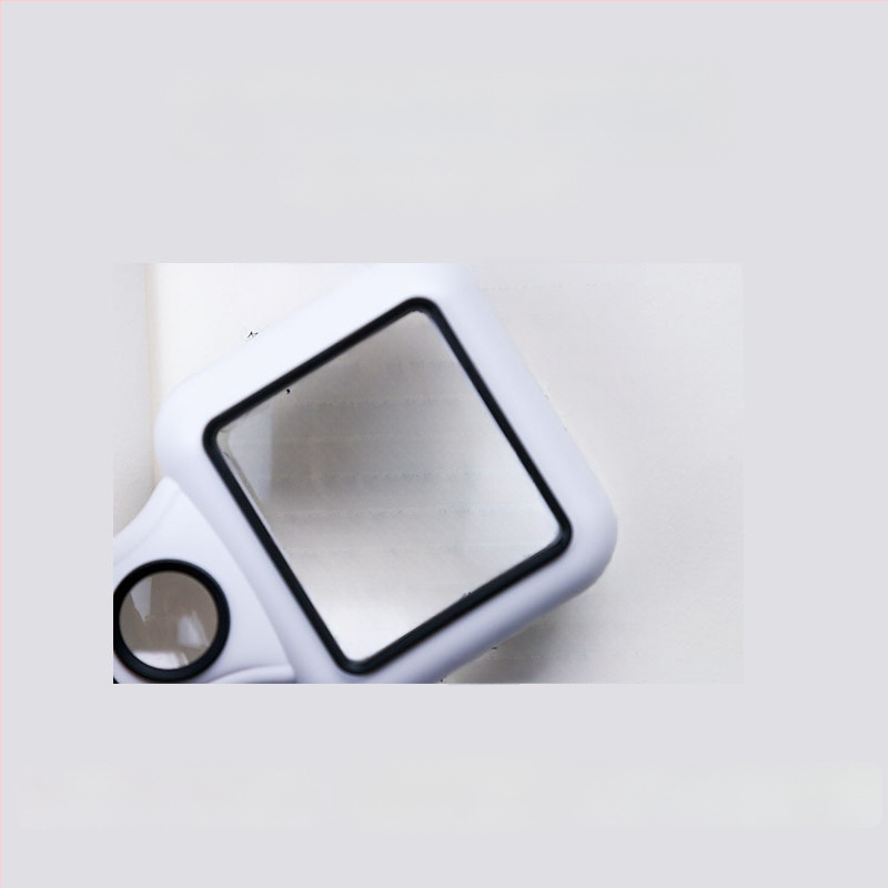 Ръчна лупа TH-6018 с двустепенно увеличение 5x/45x, 3 LED + UV лампа, ABS + акрил, за идентификация на бижута и артефакти