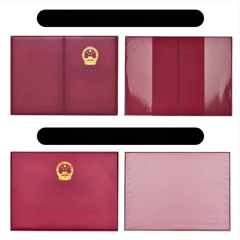 Кожен джоб за карти за удостоверение за тютюн (оригинално копие), стенен държач-рамка за лицензи за бизнес и хигиена на храните, стил ins wind