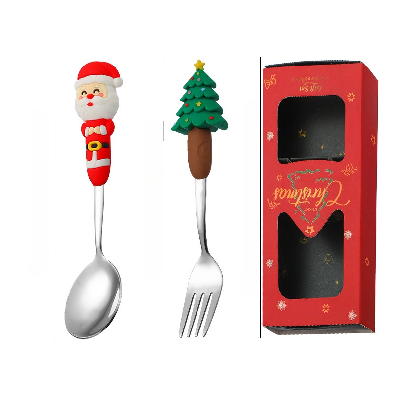 Set tacâmuri din oțel inoxidabil pentru copii – stil drăguț, model cartoon, lustruire oglindă