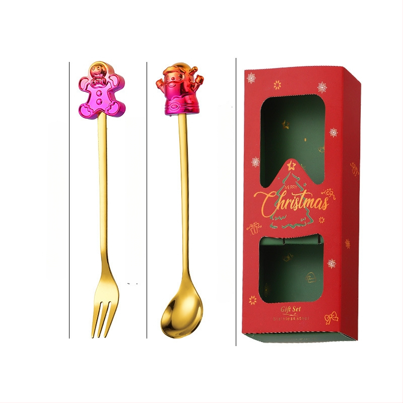 Set tacâmuri din oțel inoxidabil pentru copii – stil drăguț, model cartoon, lustruire oglindă