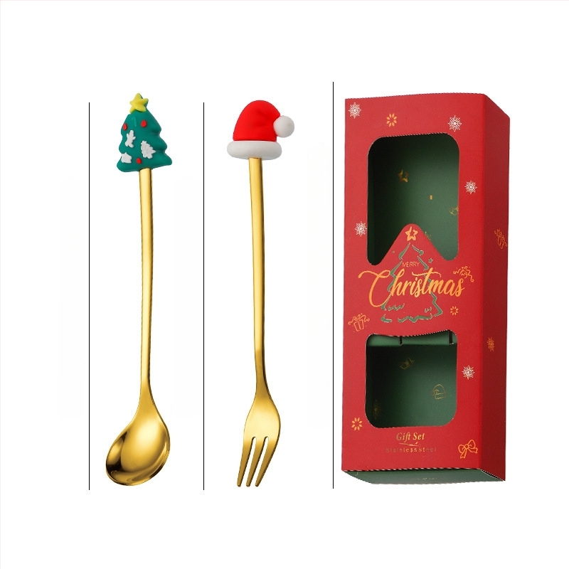 Set tacâmuri din oțel inoxidabil pentru copii – stil drăguț, model cartoon, lustruire oglindă