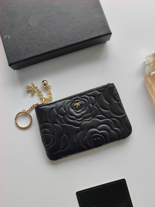 Portofel pentru monede din piele naturală pentru femei, stil minimalist și lux discret, portofel compact cu fermoar