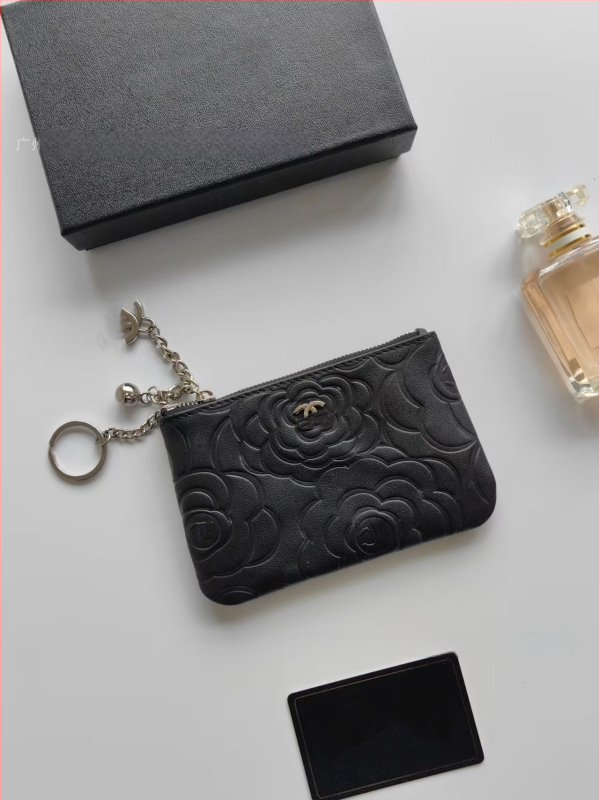 Portofel pentru monede din piele naturală pentru femei, stil minimalist și lux discret, portofel compact cu fermoar