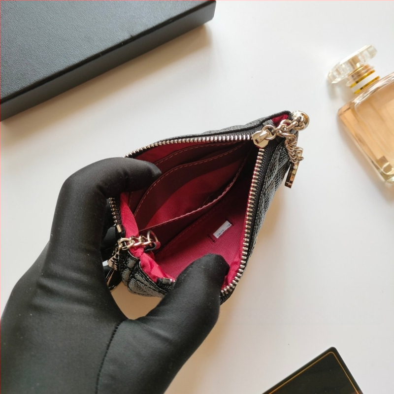 Portofel pentru monede din piele naturală pentru femei, stil minimalist și lux discret, portofel compact cu fermoar