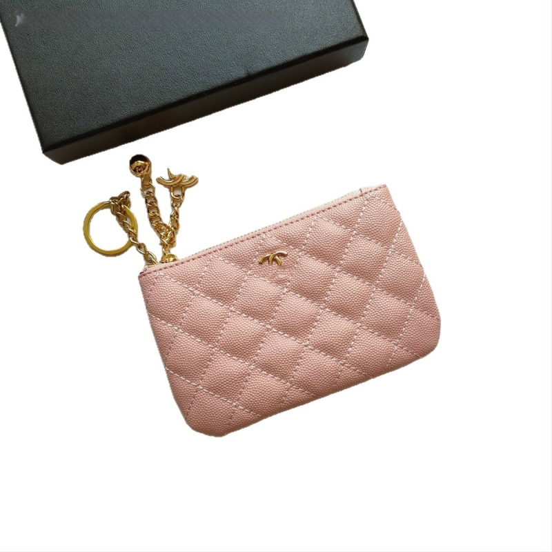 Portofel pentru monede din piele naturală pentru femei, stil minimalist și lux discret, portofel compact cu fermoar