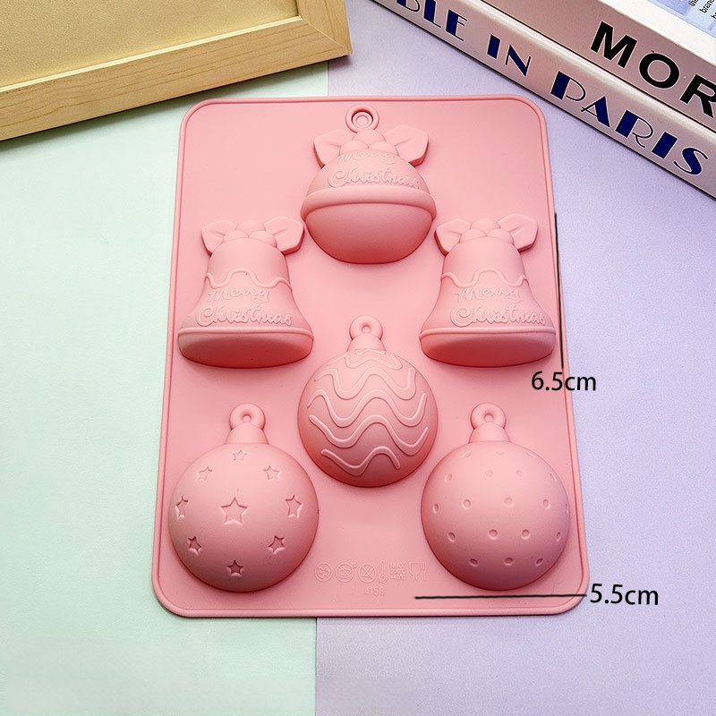 Formă din silicon pentru Moș Crăciun și Brad – Multifuncțională pentru cofetărie, mousse de ciocolată, lumânare, ipsos și săpun