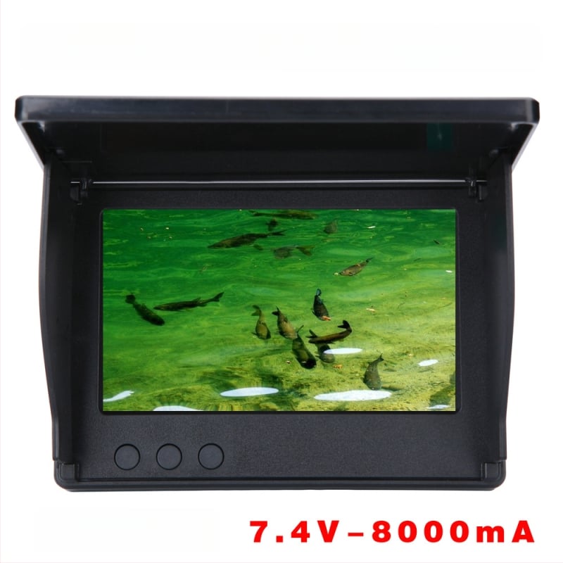 Makšķerēšanas vizuālais monitors – TFT LCD, 800x480 RGB, video ievade, PAL/NTSC, LANCEVON