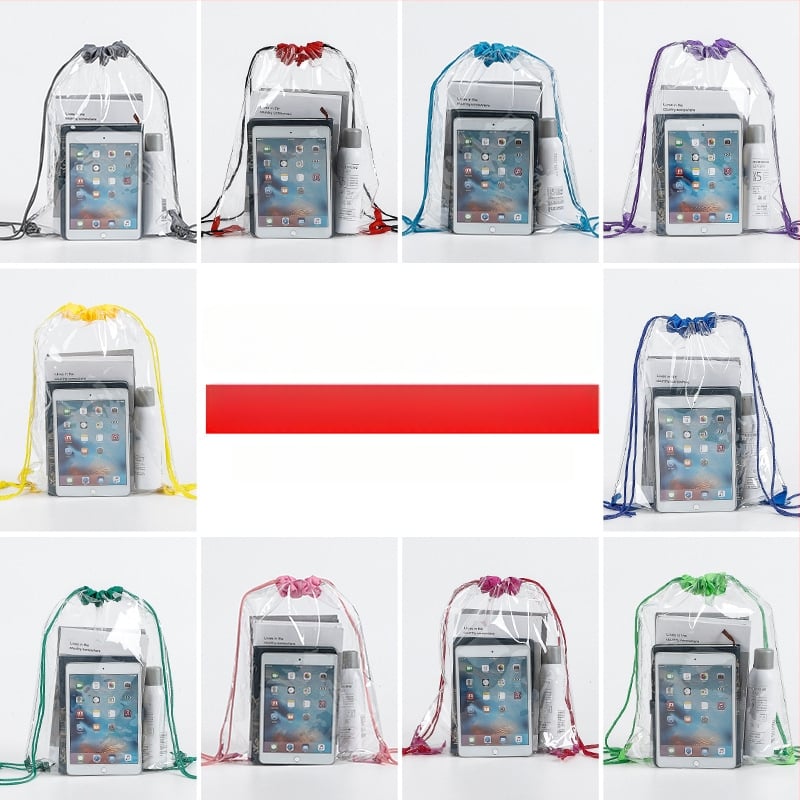 Sac de depozitare din PVC cu șnur, imprimare logo personalizabilă