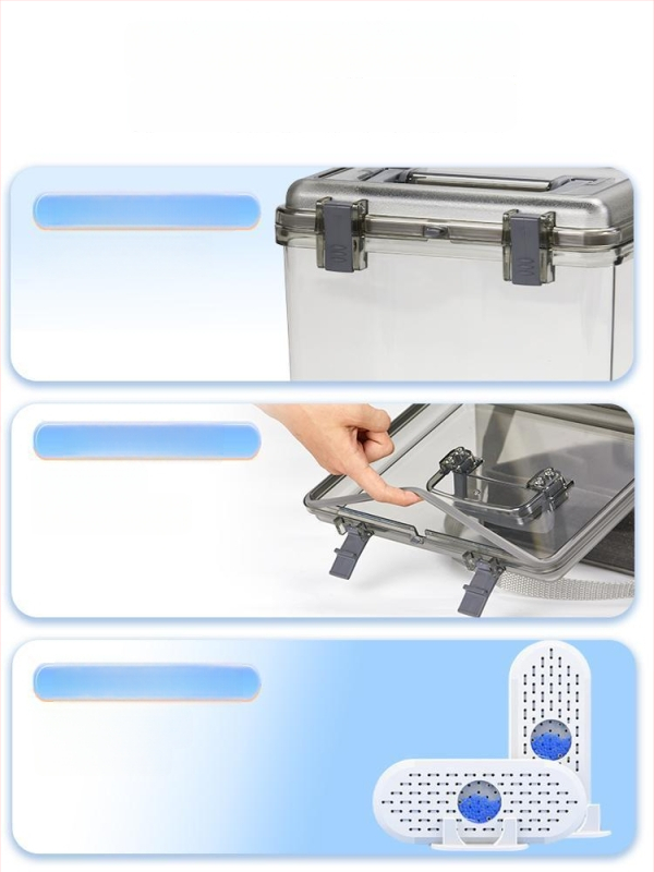 Kamera nedvességvédő doboz SLR digitális felszereléshez – szárítás, penészmentes, zárt tárolás objektívek és felszerelések számára