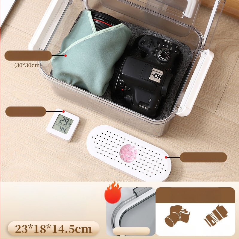 Kamera nedvességvédő doboz SLR digitális felszereléshez – szárítás, penészmentes, zárt tárolás objektívek és felszerelések számára