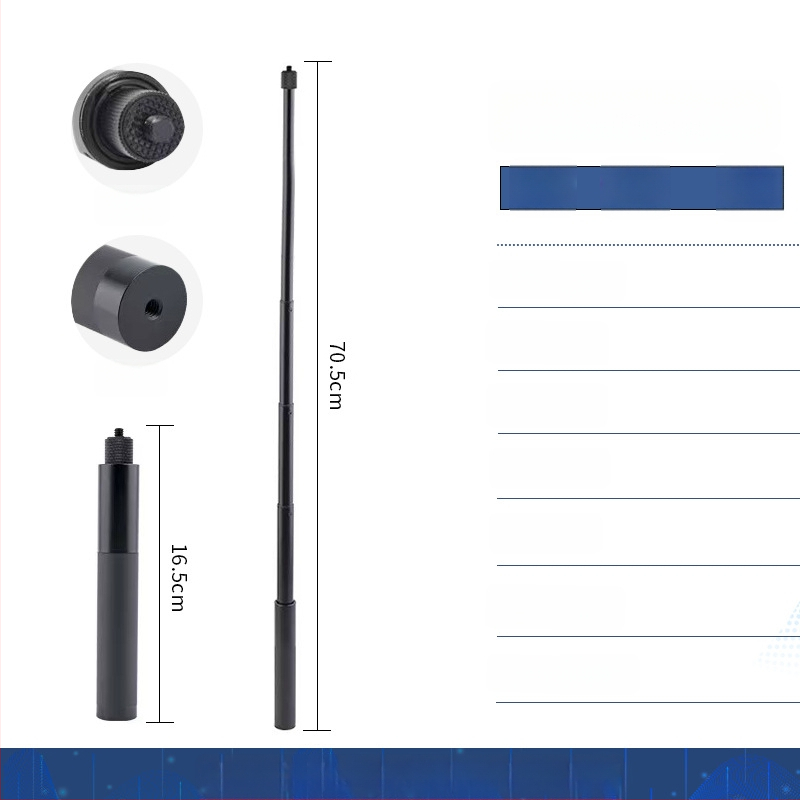 Bullet Time selfie stick fogó forgó felvétellel, 5 részű alumínium ötvözet, teherbírás 2–5 kg