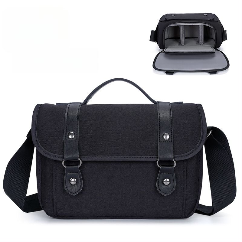 PU anyagú kamera táska, kézitáska stílus, tavasz 2025, férfi dizájn, otthoni tároláshoz (PU anyag; kézitáska stílus; tavasz 2025; férfi dizájn; otthoni tárolás)