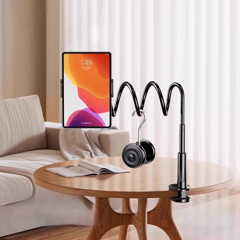 Tablettatartó – éjjeliszekrényre szánt többfunkciós állvány telefonhoz és tablethez, kompatibilis iPad-dal és más táblagépekkel, testreszabott minták elérhetők