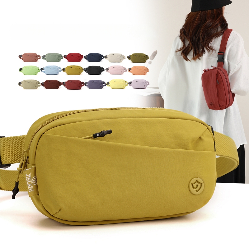 Geantă Jelans urban crossbody, din Oxford, închidere cu fermoar, căptușeală din poliester, buzunar ascuns cu fermoar