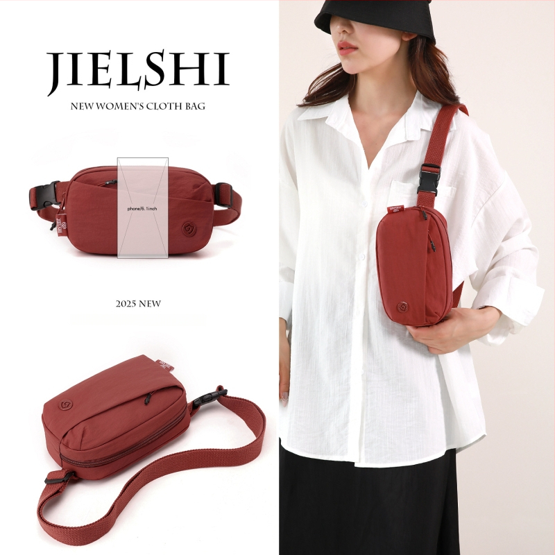 Geantă Jelans urban crossbody, din Oxford, închidere cu fermoar, căptușeală din poliester, buzunar ascuns cu fermoar