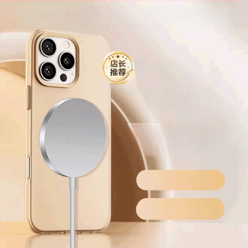 Безжично магнитно зарядно, Qi-съвместимо, магнитно захващане, изход 1W, преносимо зарядно за телефон