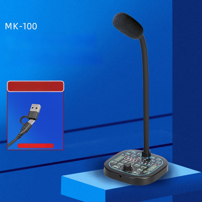 Card de sunet USB cu modificare de voce pentru streaming live pe mobil și PC — Model i9, baterie încorporată 500–800mAh, Bluetooth 4.0, 100Hz–20kHz, SNR ≥60dB